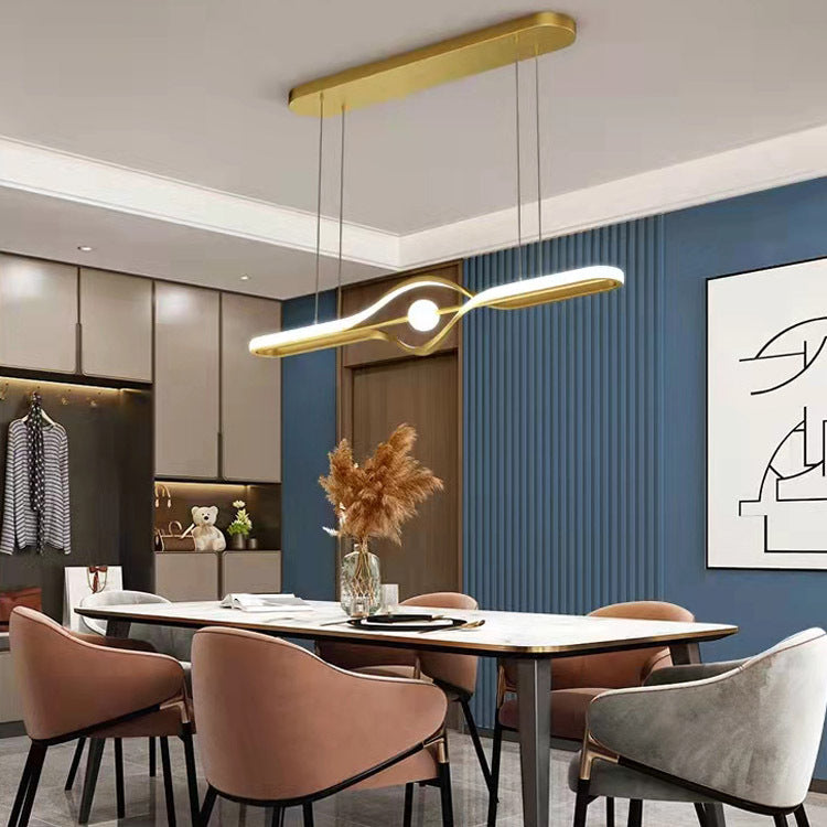 Creative Magic Bean Pendant Light / Gold Infinite / 60cm