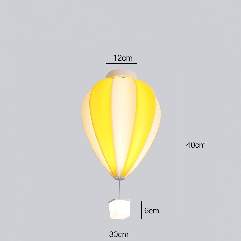 Creative Ceiling Lamp Of Cartoon Children's Room / White pink / Infinite dimming