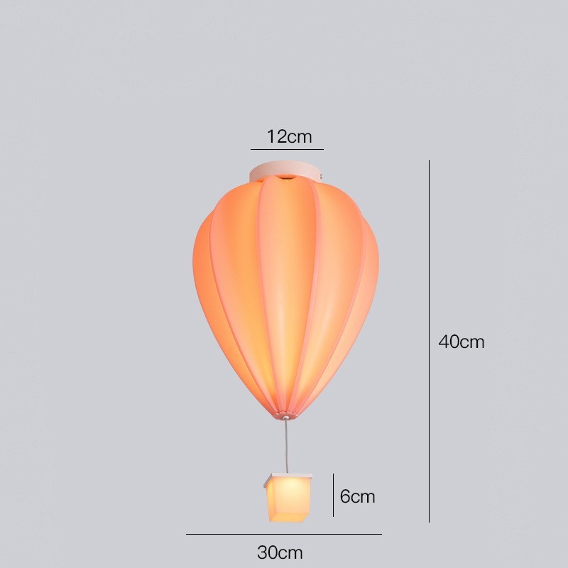 Creative Ceiling Lamp Of Cartoon Children's Room / Pink / Tricolor dimming