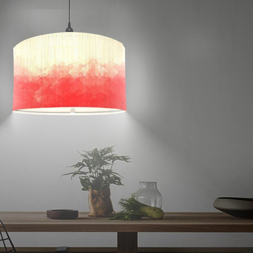 European Watercolour Bamboo Lampshade / Type A