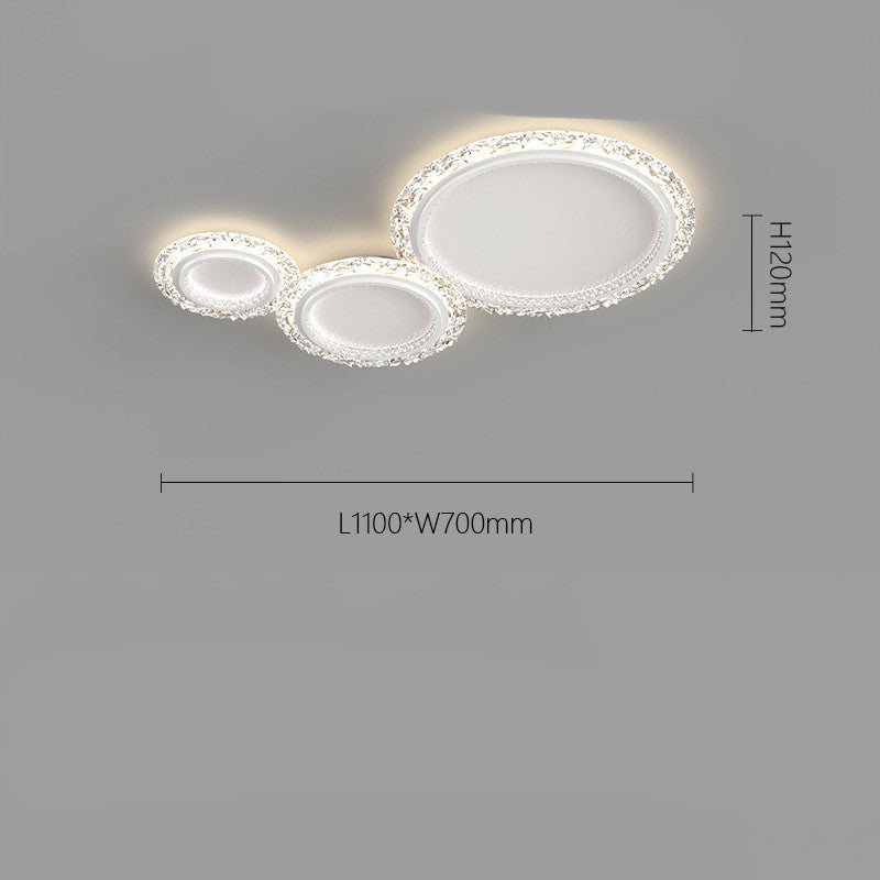 Home Creative Warm And Romantic Bedroom Lamp / 8101white 50CM / Tricolor dimming