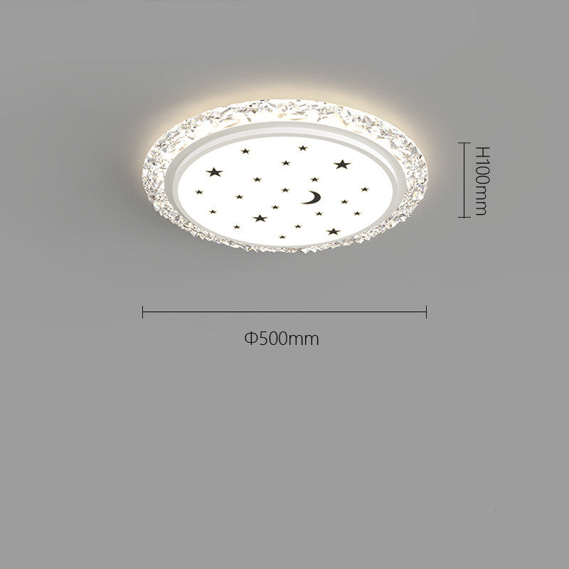 Home Creative Warm And Romantic Bedroom Lamp / 8102Platinum 50CM / Tricolor dimming