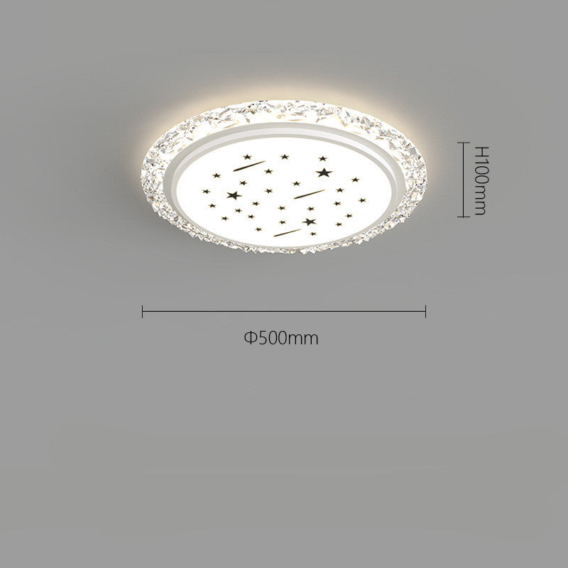 Home Creative Warm And Romantic Bedroom Lamp / 8099Platinum 50CM / Apolar modulation