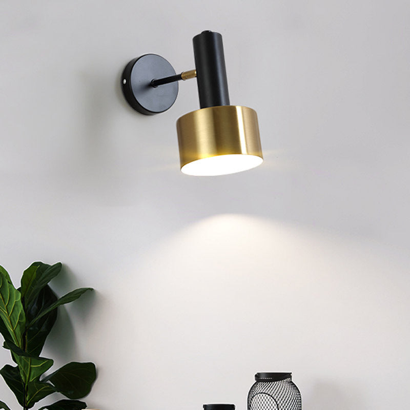 Living Room Bedroom Bedside Lamp / Black gold / Warm light