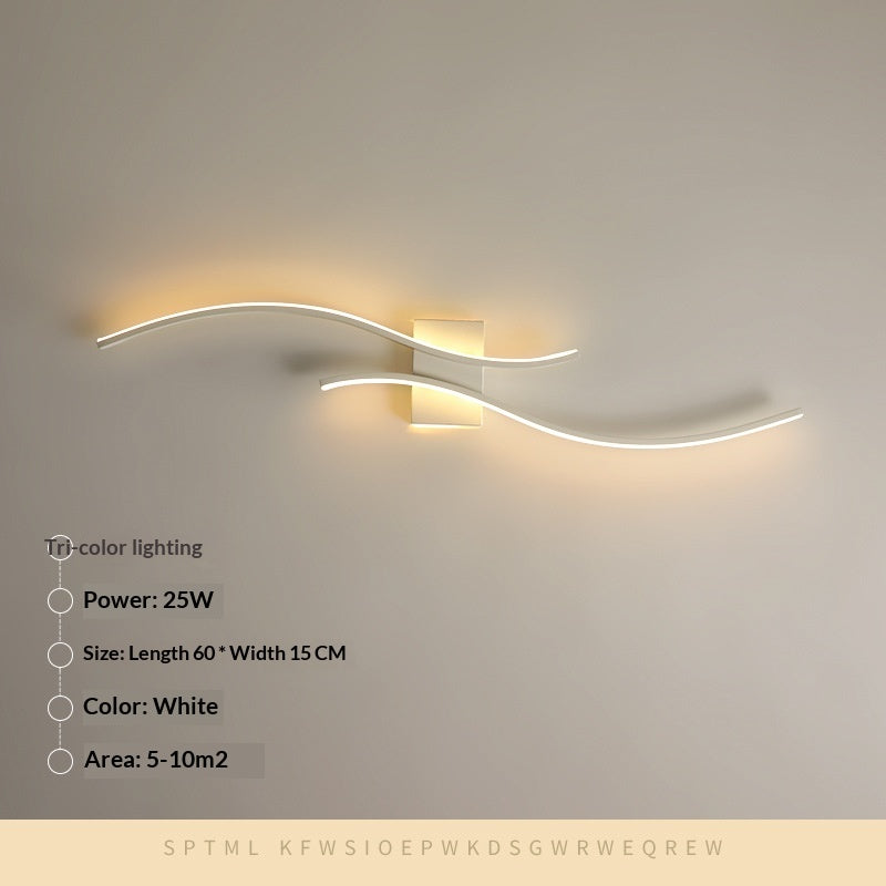 Long Minimalist Wall Sconce Bedroom Or Hallway