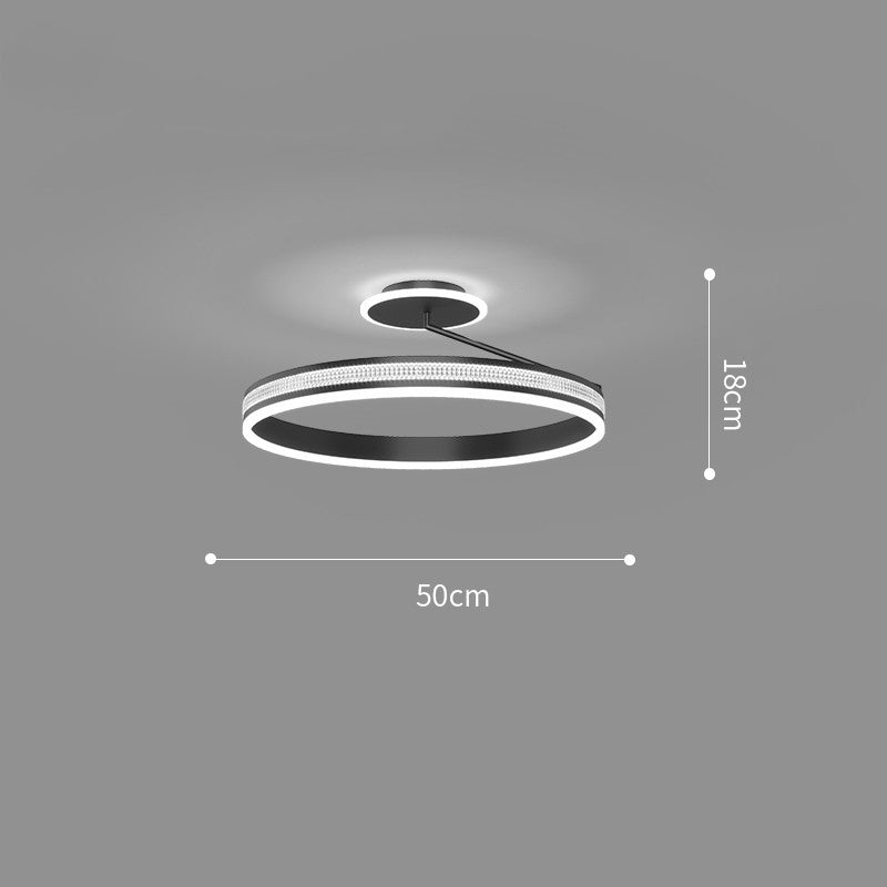 Modern And Minimalist Bedroom Ceiling Lights / Gold / Infinite dimming / 50cm