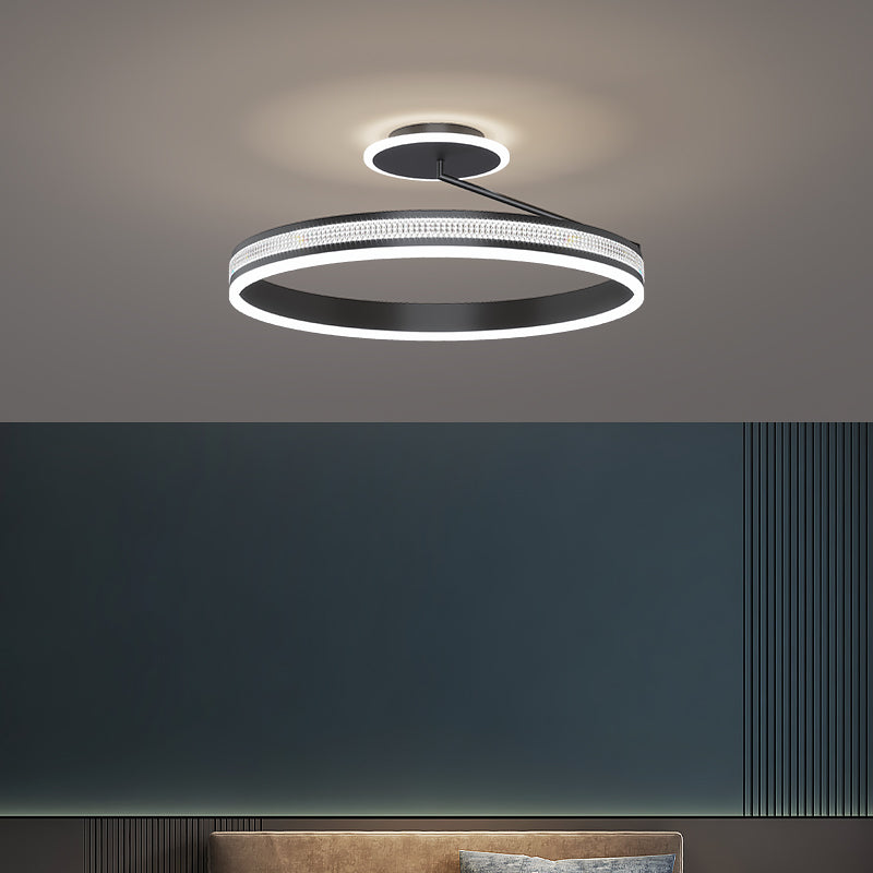 Modern And Minimalist Bedroom Ceiling Lights / Gold / White light / 50cm