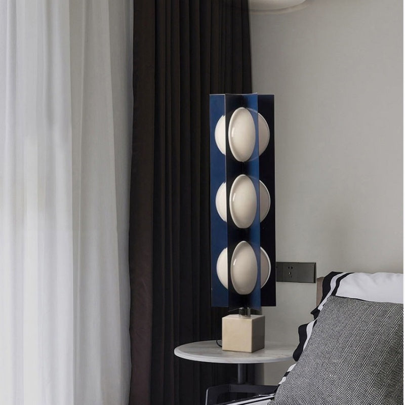 Modern Marble Accent Table Lamp / Warm Light / 14X55CM / UK