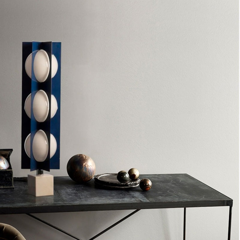 Modern Minimalist Creative Ornament Marble Desk Lamp / Warm Light / 14X55CM / US