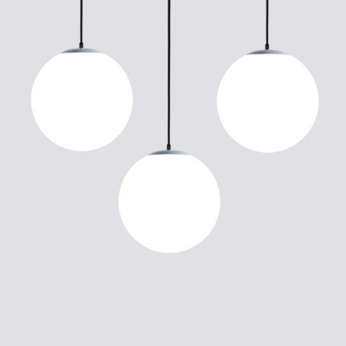 Modern Simple Single-head Spherical Restaurant Bar Creative Personality Clothing Store Balcony Aisle Chandelier / With White Light / Ball Diameter 45CM