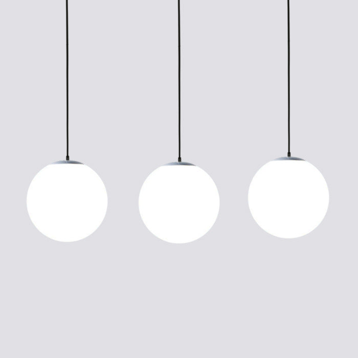 Modern Simple Single-head Spherical Restaurant Bar Creative Personality Clothing Store Balcony Aisle Chandelier / With White Light / Ball Diameter 35CM