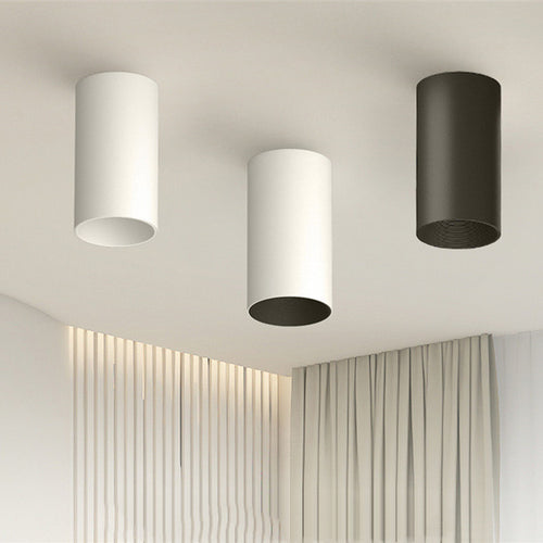 Anti-Glare Surface Mounted LED Spotlight / 7w Neutral Light 4000k / White And Black
